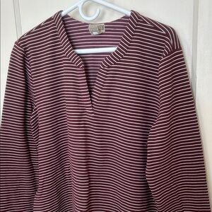 Duluth trading company striped tunic